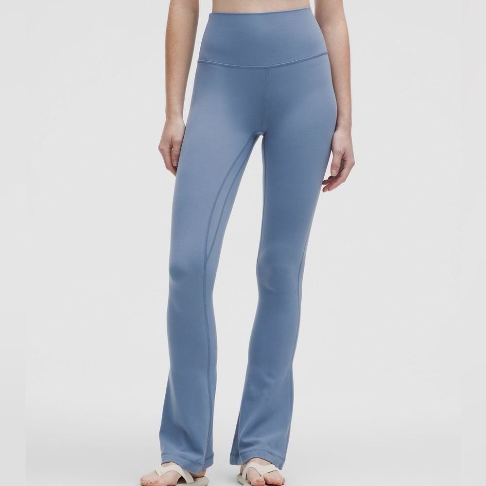 Lululemon Align High Rise Mini Flare Blue Leggings